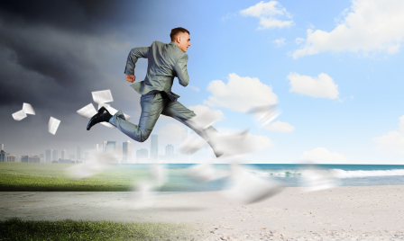 Running from city life