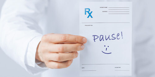 Taking a drug holiday